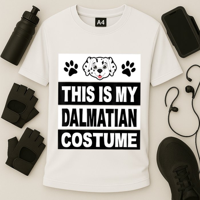 Retro Dalmatian Costume Halloween Easy Lazy Diy Performance Shirt
