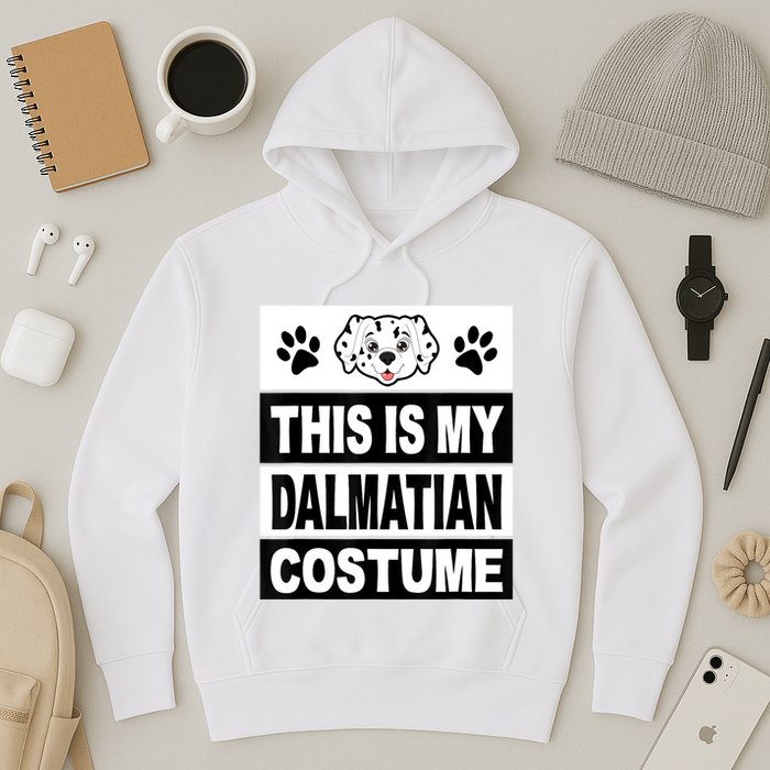 Retro Dalmatian Costume Halloween Easy Lazy Diy Hoodie