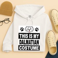 Retro Dalmatian Costume Halloween Easy Lazy Diy Hoodie