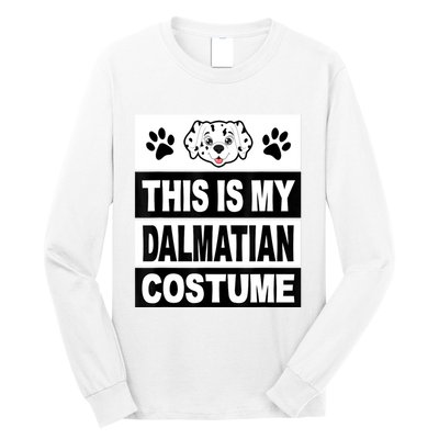 Retro Dalmatian Costume Halloween Easy Lazy Diy Long Sleeve Shirt