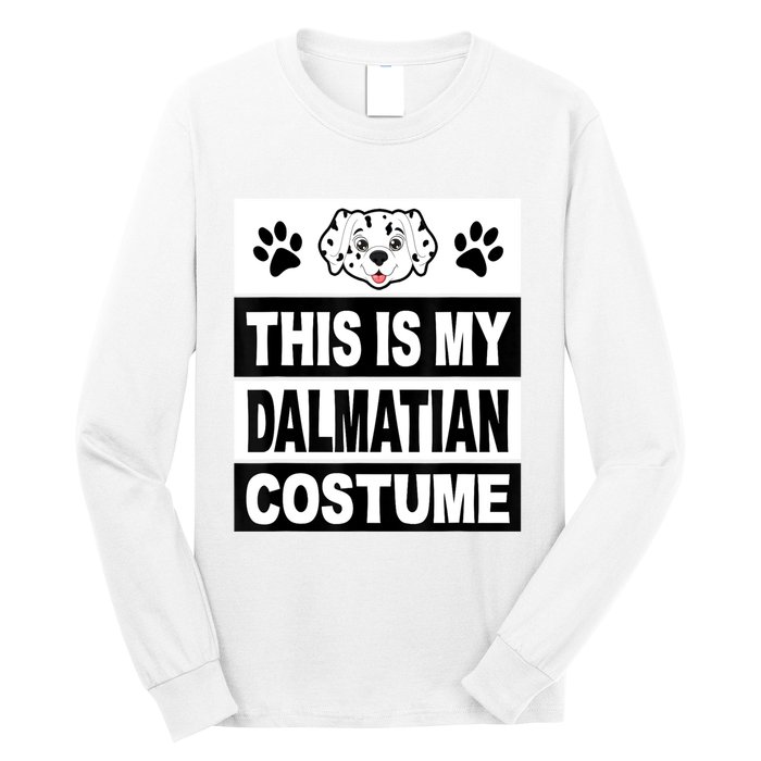 Retro Dalmatian Costume Halloween Easy Lazy Diy Long Sleeve Shirt