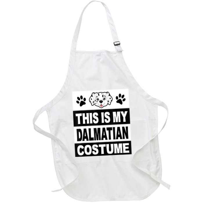 Retro Dalmatian Costume Halloween Easy Lazy Diy Apron