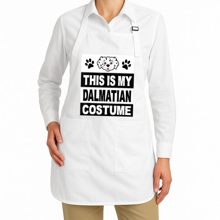 Retro Dalmatian Costume Halloween Easy Lazy Diy Apron
