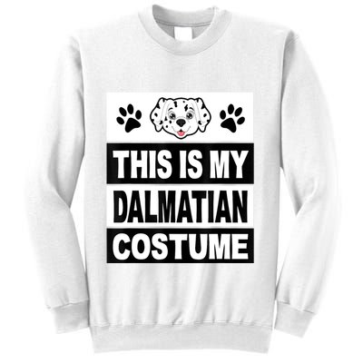 Retro Dalmatian Costume Halloween Easy Lazy Diy Sweatshirt