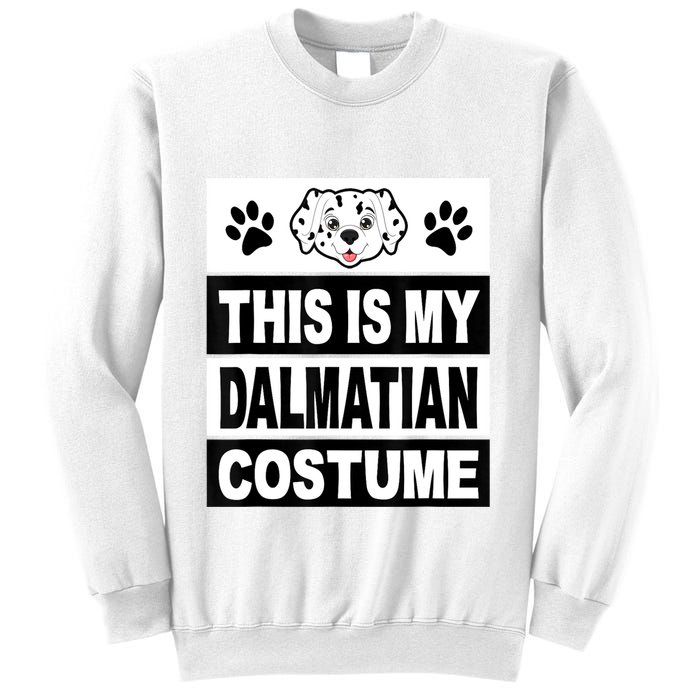 Retro Dalmatian Costume Halloween Easy Lazy Diy Sweatshirt