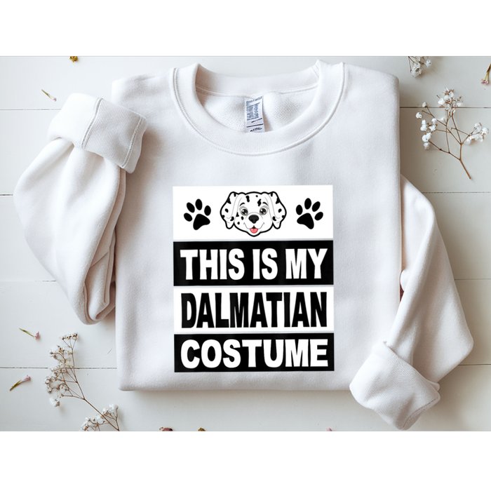 Retro Dalmatian Costume Halloween Easy Lazy Diy Sweatshirt