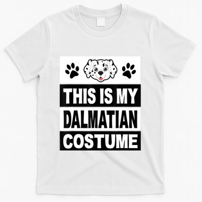 Retro Dalmatian Costume Halloween Easy Lazy Diy T-Shirt