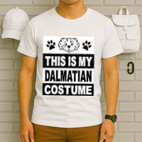 Retro Dalmatian Costume Halloween Easy Lazy Diy T-Shirt