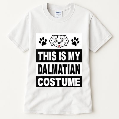 Retro Dalmatian Costume Halloween Easy Lazy Diy Tall T-Shirt