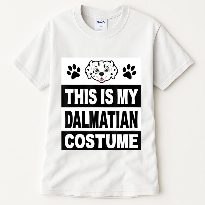 Retro Dalmatian Costume Halloween Easy Lazy Diy Tall T-Shirt