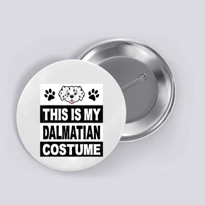 Retro Dalmatian Costume Halloween Easy Lazy Diy Button