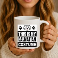 Retro Dalmatian Costume Halloween Easy Lazy Diy Mug