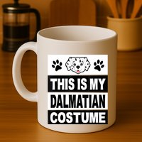 Retro Dalmatian Costume Halloween Easy Lazy Diy Mug