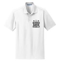 Retro Dalmatian Costume Halloween Easy Lazy Diy Dry Zone Grid Polo