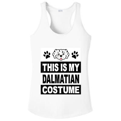 Retro Dalmatian Costume Halloween Easy Lazy Diy Ladies PosiCharge Competitor Racerback Tank