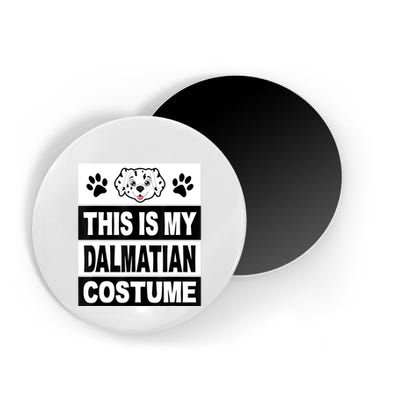 Retro Dalmatian Costume Halloween Easy Lazy Diy Magnet