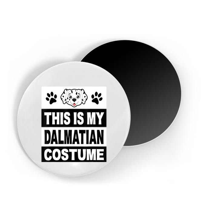 Retro Dalmatian Costume Halloween Easy Lazy Diy Magnet