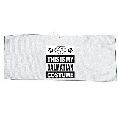 Retro Dalmatian Costume Halloween Easy Lazy Diy Large Microfiber Waffle Golf Towel