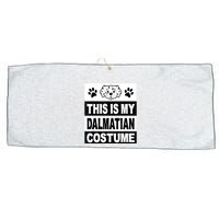 Retro Dalmatian Costume Halloween Easy Lazy Diy Large Microfiber Waffle Golf Towel