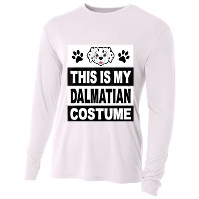Retro Dalmatian Costume Halloween Easy Lazy Diy Cooling Performance Long Sleeve Crew