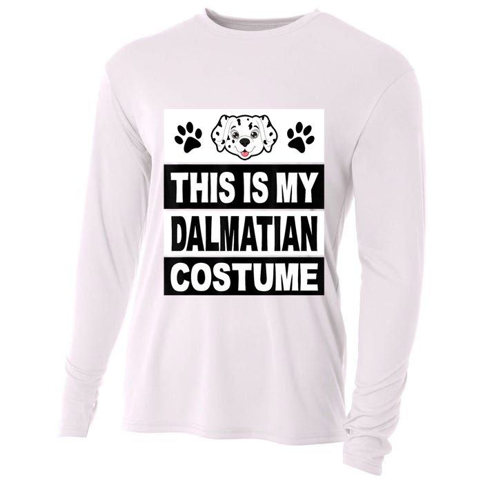Retro Dalmatian Costume Halloween Easy Lazy Diy Cooling Performance Long Sleeve Crew