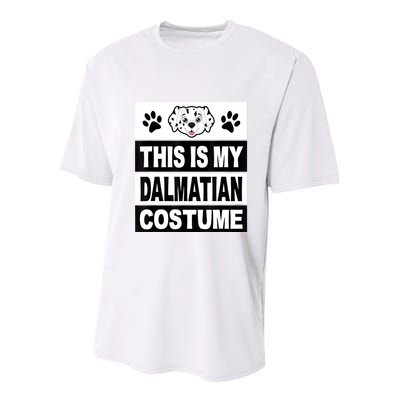 Retro Dalmatian Costume Halloween Easy Lazy Diy Youth Performance Sprint T-Shirt