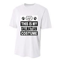 Retro Dalmatian Costume Halloween Easy Lazy Diy Youth Performance Sprint T-Shirt