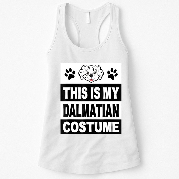 Retro Dalmatian Costume Halloween Easy Lazy Diy Womens Tank Top