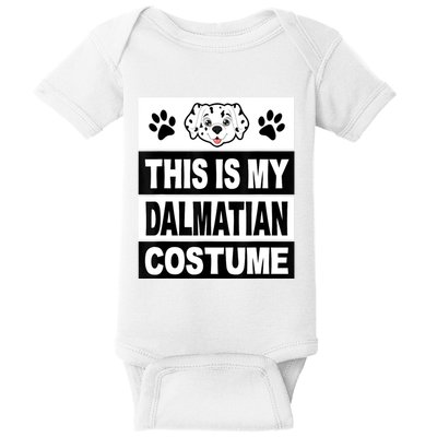 Retro Dalmatian Costume Halloween Easy Lazy Diy Baby Bodysuit