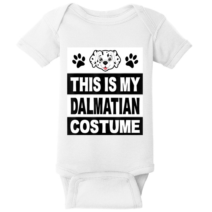 Retro Dalmatian Costume Halloween Easy Lazy Diy Baby Bodysuit