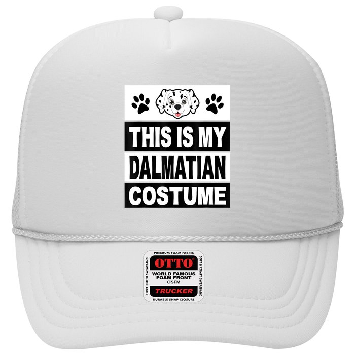 Retro Dalmatian Costume Halloween Easy Lazy Diy Trucker Hat