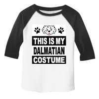 Retro Dalmatian Costume Halloween Easy Lazy Diy Toddler Fine Jersey T-Shirt