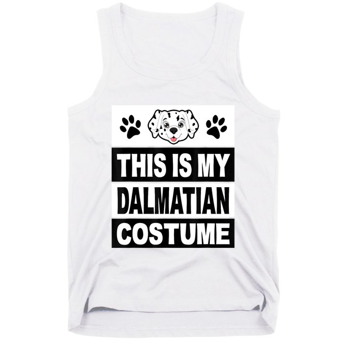 Retro Dalmatian Costume Halloween Easy Lazy Diy Tank Top