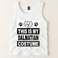 Retro Dalmatian Costume Halloween Easy Lazy Diy Tank Top