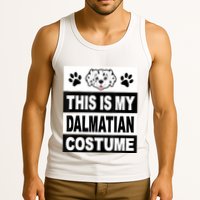 Retro Dalmatian Costume Halloween Easy Lazy Diy Tank Top