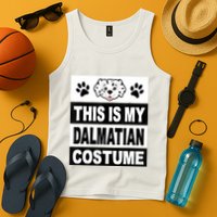Retro Dalmatian Costume Halloween Easy Lazy Diy Tank Top