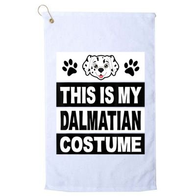 Retro Dalmatian Costume Halloween Easy Lazy Diy Golf Towel