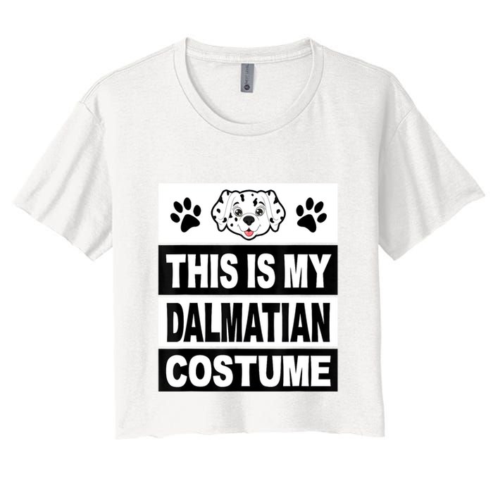 Retro Dalmatian Costume Halloween Easy Lazy Diy Crop Top