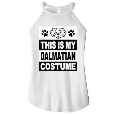 Retro Dalmatian Costume Halloween Easy Lazy Diy Women's Perfect Tri Rocker Tank