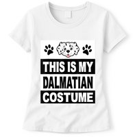 Retro Dalmatian Costume Halloween Easy Lazy Diy Womens T-Shirt
