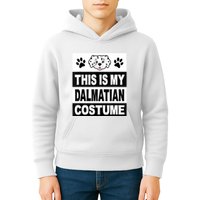 Retro Dalmatian Costume Halloween Easy Lazy Diy Kids Hoodie