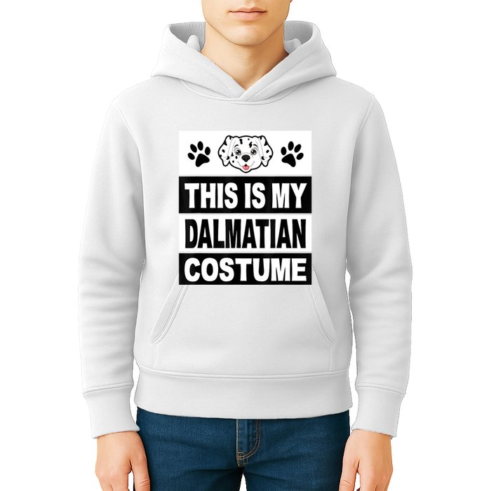 Retro Dalmatian Costume Halloween Easy Lazy Diy Kids Hoodie
