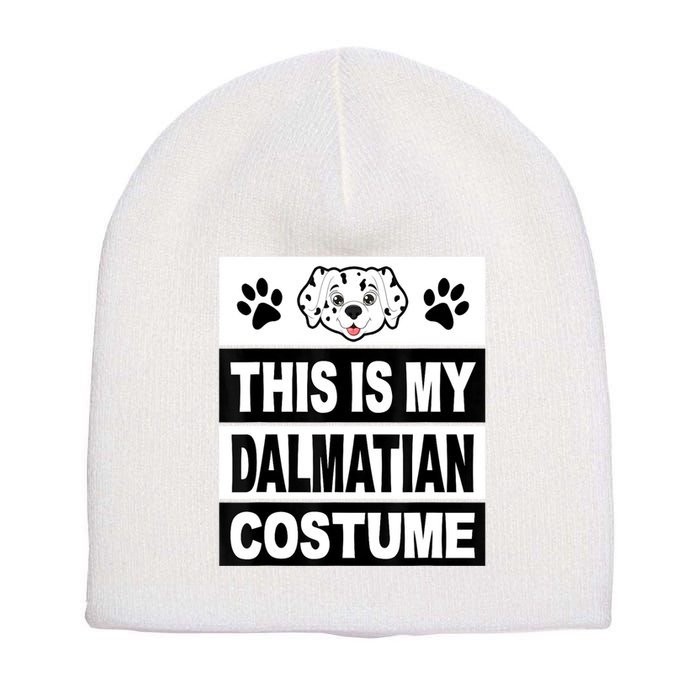 Retro Dalmatian Costume Halloween Easy Lazy Diy Short Acrylic Beanie