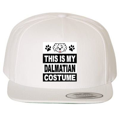 Retro Dalmatian Costume Halloween Easy Lazy Diy Wool Snapback Cap
