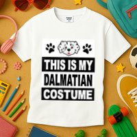 Retro Dalmatian Costume Halloween Easy Lazy Diy Kids T-Shirt