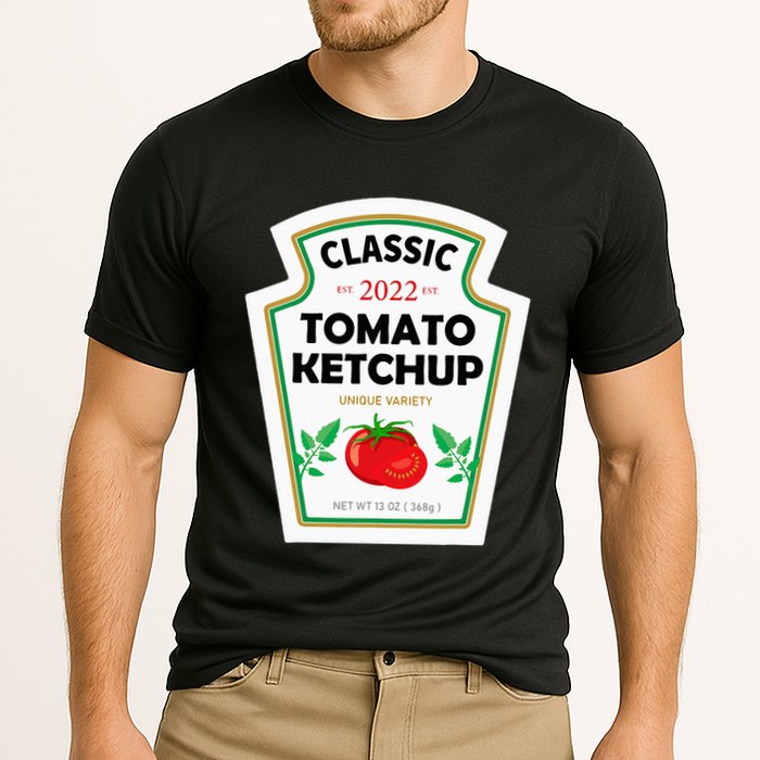 Red Diy Costume Matching Couples Groups Halloween Performance Shirt