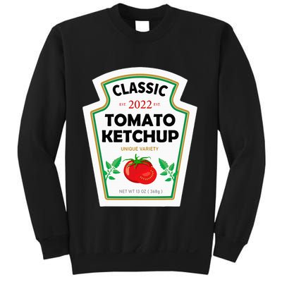 Red Diy Costume Matching Couples Groups Halloween Sweatshirt