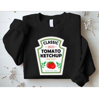 Red Diy Costume Matching Couples Groups Halloween Sweatshirt