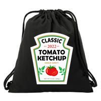 Red Diy Costume Matching Couples Groups Halloween Drawstring Bag