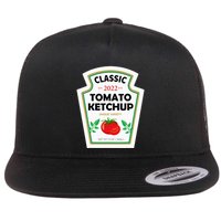 Red Diy Costume Matching Couples Groups Halloween Flat Bill Trucker Hat